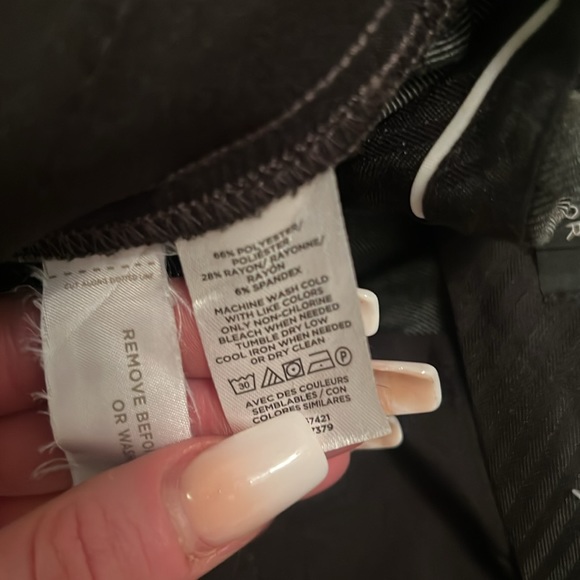 Ann Taylor Ankle Bi-stretch charcoal grey size 4 - Picture 4 of 5